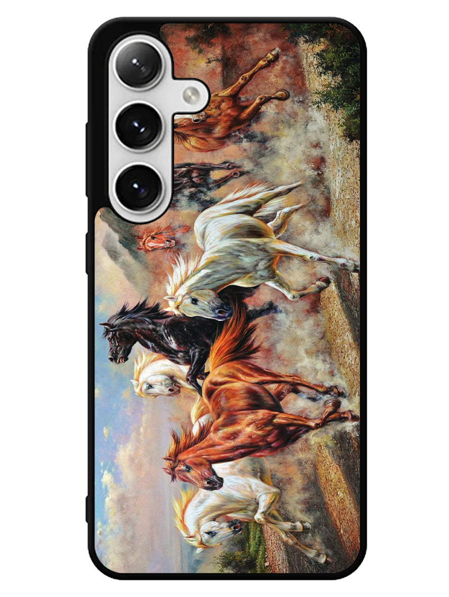 Horses Running 1st Samsung Galaxy S24 5G Case