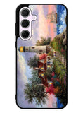 Lighthouse On Hill art Samsung Galaxy A55 5G Case