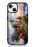 Lighthouse On Hill art iPhone 14 Plus Case
