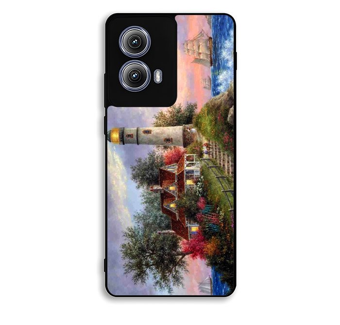 Lighthouse On Hill art Motorola Moto Edge 2024 Case OV8233