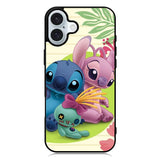 stitch and angel WALLPAPER iPhone 16 Case QC2337