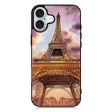 Eiffel Painting of Paris iPhone 16 Plus Case QC1767