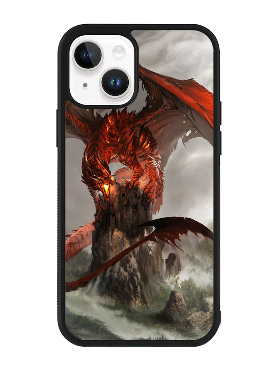 Red Dragon Wallpaper iPhone 15 Case