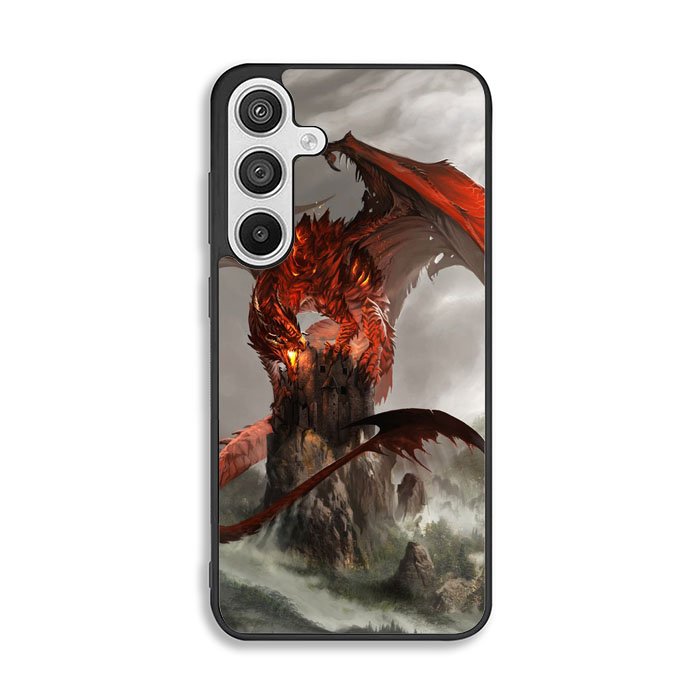 Red Dragon Wallpaper Samsung Galaxy A26 Case OV8017