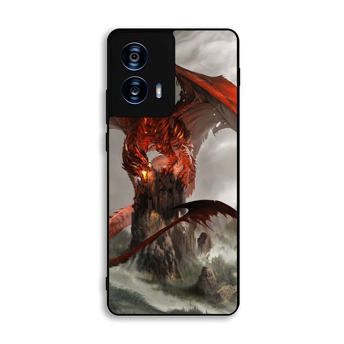 Red Dragon Wallpaper Motorola Moto G Power 5G 2024 Case OV8017