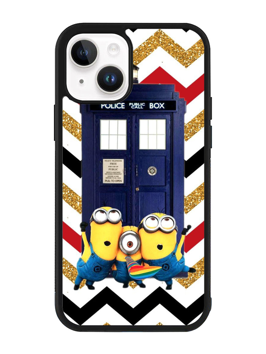 Despicable Me Minions BOX POLICE iPhone 14 Plus Case QC1775