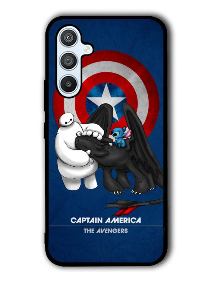 Stitch Baymax Toothless CAPTAIN AMERICA Samsung Galaxy A54 5G Case OV2340