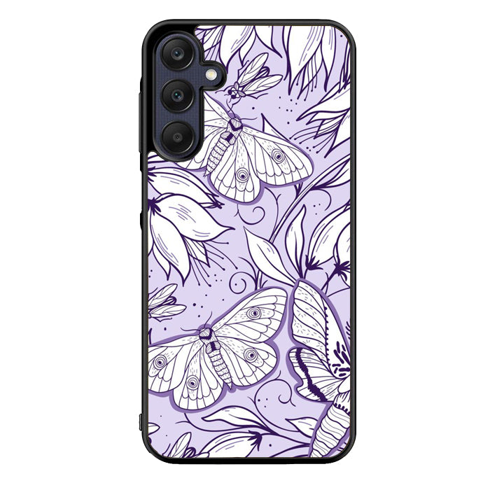 Butterfly Purple FORL0083 Samsung Galaxy A15 A25 A35 A55 5G Case