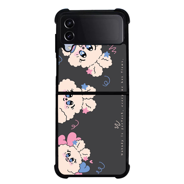 Cute Rabbit FORL0109 Samsung Galaxy Z Flip 5 , Z Flip 4 , Z Flip 3 , Z Fold 5 , Z Fold 4 , Z Fold 3 5G Case
