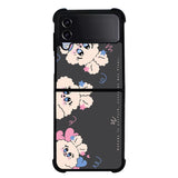 Cute Rabbit FORL0109 Samsung Galaxy Z Flip 5 , Z Flip 4 , Z Flip 3 , Z Fold 5 , Z Fold 4 , Z Fold 3 5G Case