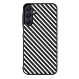 Stripe Black White FORL0118 Samsung Galaxy A15 A25 A35 A55 5G Case