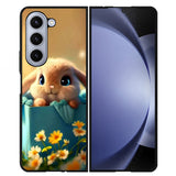 Cute Rabbit FORL0125 Samsung Galaxy Z Flip 5 , Z Flip 4 , Z Flip 3 , Z Fold 5 , Z Fold 4 , Z Fold 3 5G Case