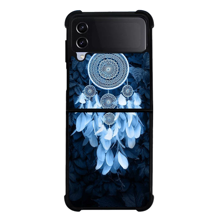 Dreamcatcher Blue FRL0191 Samsung Galaxy Z Flip 5 , Z Flip 4 , Z Flip 3 , Z Fold 5 , Z Fold 4 , Z Fold 3 5G Case