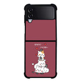 Cute Hamster FRL0208 Samsung Galaxy Z Flip 5 , Z Flip 4 , Z Flip 3 , Z Fold 5 , Z Fold 4 , Z Fold 3 5G Case