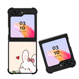 Cute Rabbit FRL0259 Samsung Galaxy Z Flip 5 , Z Flip 4 , Z Flip 3 , Z Fold 5 , Z Fold 4 , Z Fold 3 5G Case