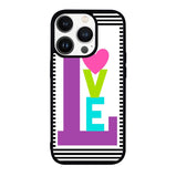 Love Text FRL0281 iPhone 14 Pro Max | iPhone 14 Pro | iPhone 14 Plus | iPhone 14 Case