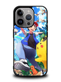 Pokemon Ash And Pikachu iPhone 15 Pro Max Case OV9392