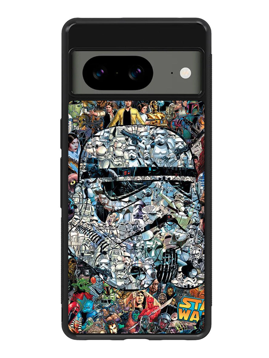 Pattern Darth Vader Star Wars Google Pixel 8A Case QC7977