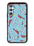 Pattern ST Louis Cardinals Samsung Galaxy A54 5G Case OV9214