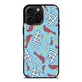 Pattern ST Louis Cardinals iPhone 16 Pro Max Case OV9214