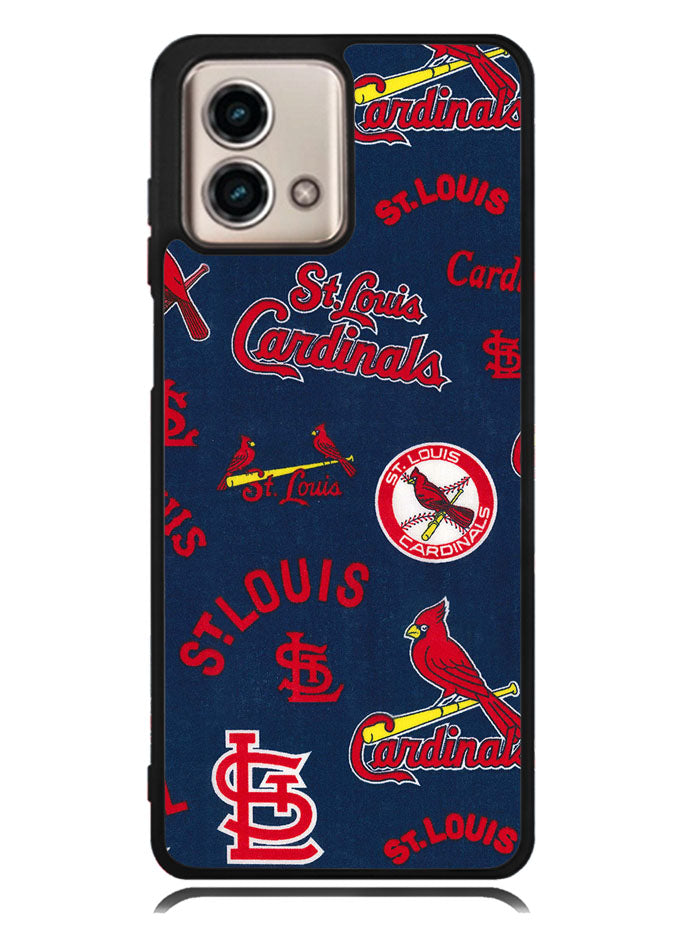 St Louis Cardinals Pattern Motorola Moto G Stylus 5G 2023 Case