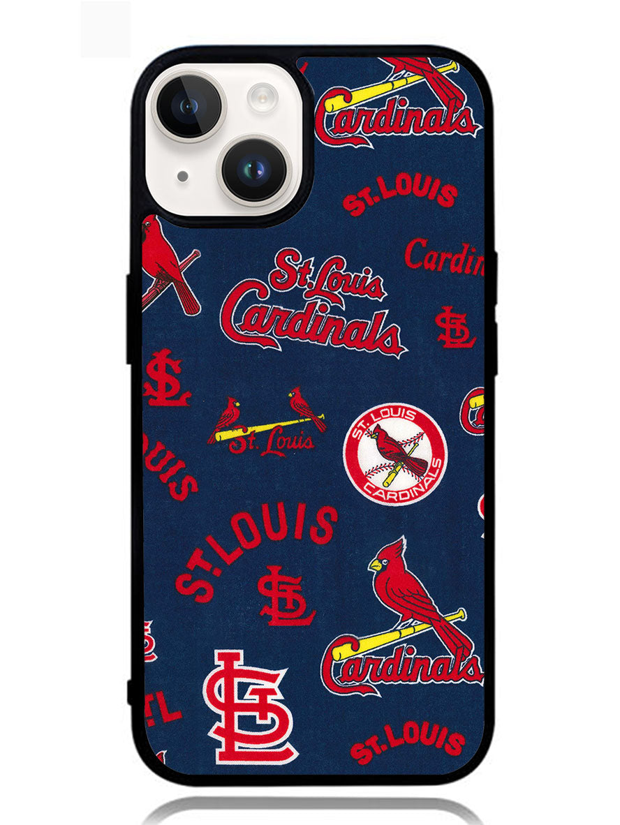 St Louis Cardinals Pattern iPhone 14 Plus Case