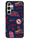 St Louis Cardinals Pattern Samsung Galaxy S25 5G Case