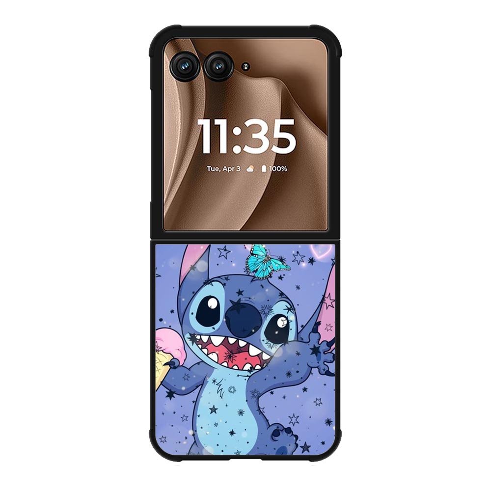 Stitch Butterfly Motorola Moto RAZR Plus 2025 Case OV9238