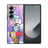 Happy BT21 Samsung Galaxy Z Fold 7 5G Case QC9311