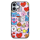 Pattern BT21 Cute iPhone 16 Case QC9288