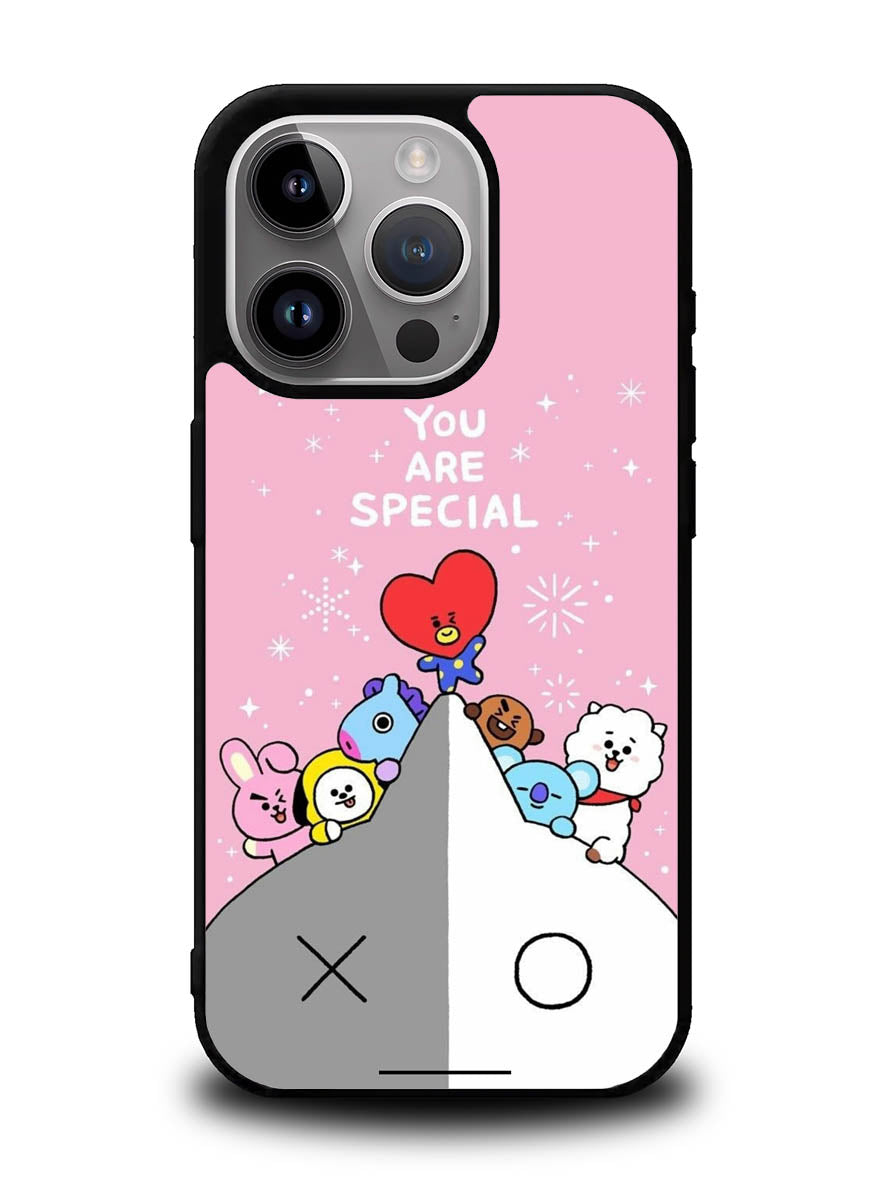 You Are Special Army BT21 iPhone 14 Pro Max Case QC9282