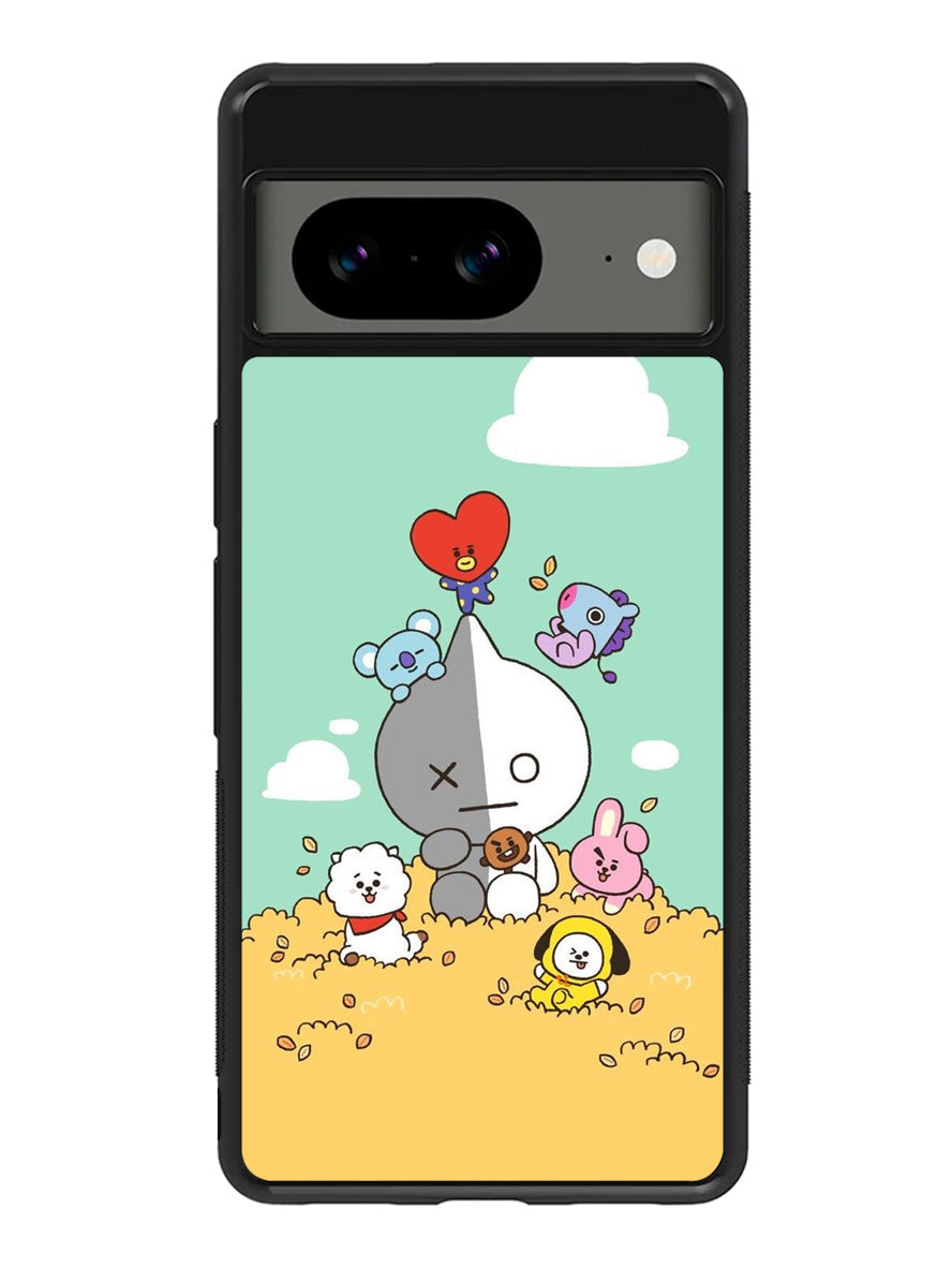 BT21 on the straw Google Pixel 8A Case QC9307