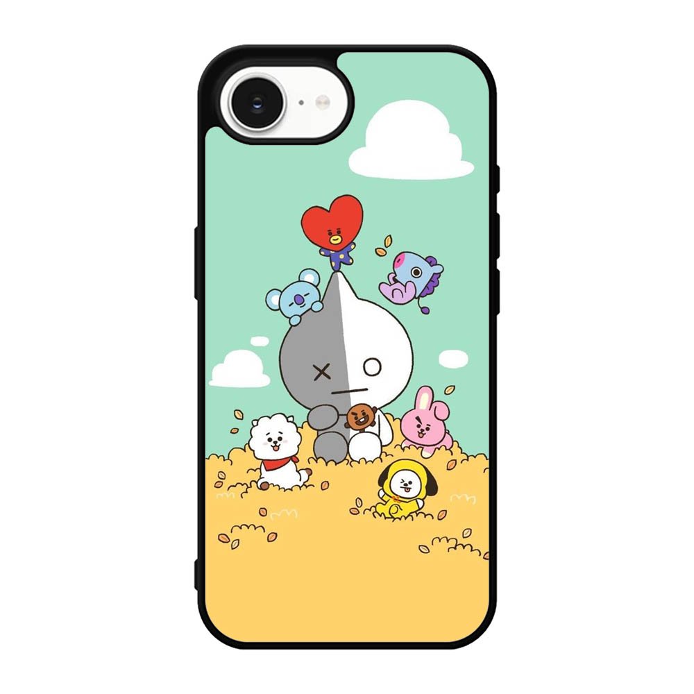 BT21 on the straw iPhone 17e Case OV9307