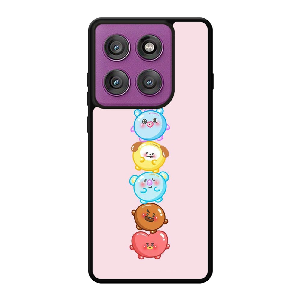 Kawaii Cute BT21 Motorola Moto Edge 60 Pro Case OV9294
