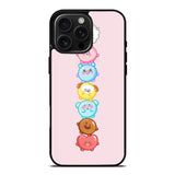Kawaii Cute BT21 iPhone 16 Pro Max Case OV9294