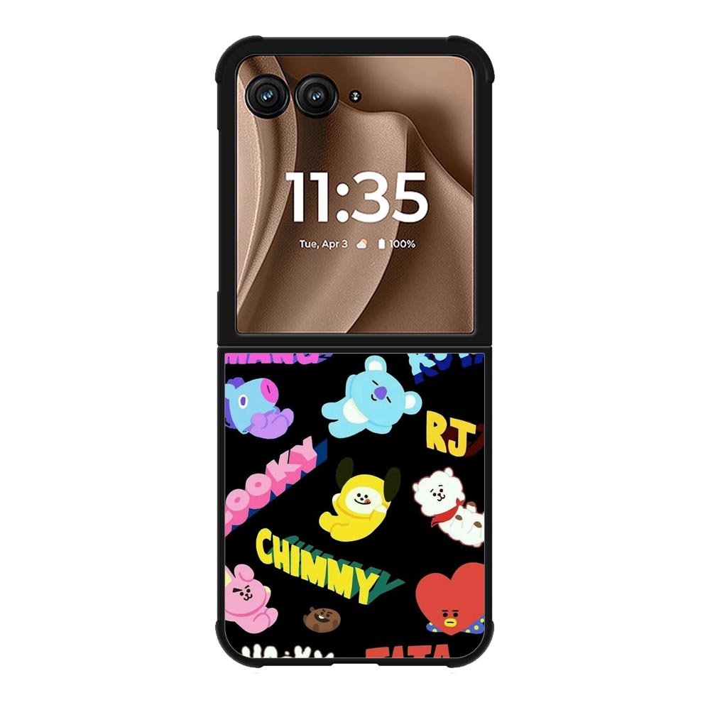 BTS BT21 Motorola Moto RAZR Plus 2025 Case OV9301