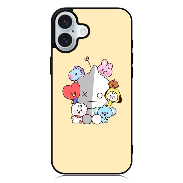 BT21 Army BTS iPhone 16 Plus Case QC9310