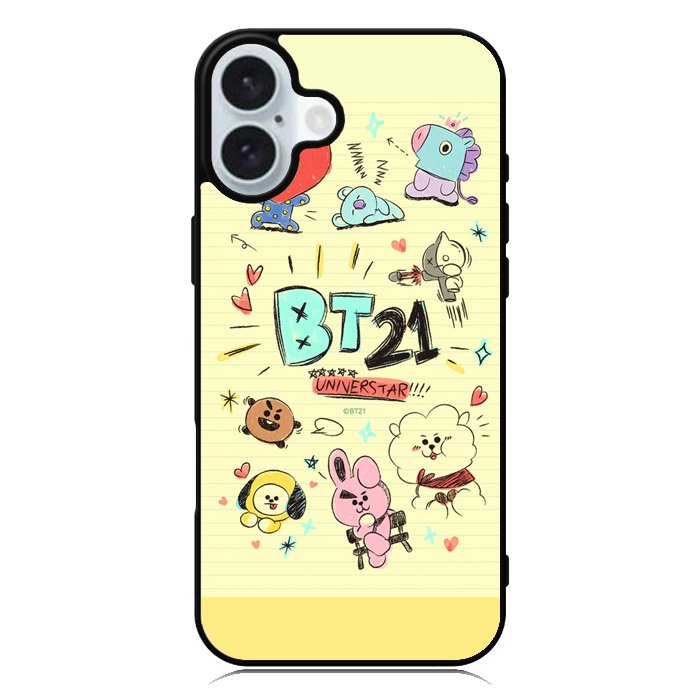 BT21 Universtar iPhone 16 Plus Case QC9304