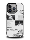 Life Goes On Jungkook iPhone 14 Pro Case QC9291