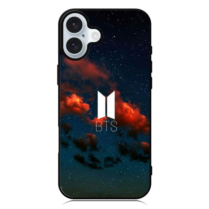 BTS Logo Nebula iPhone 16 Plus Case QC9278
