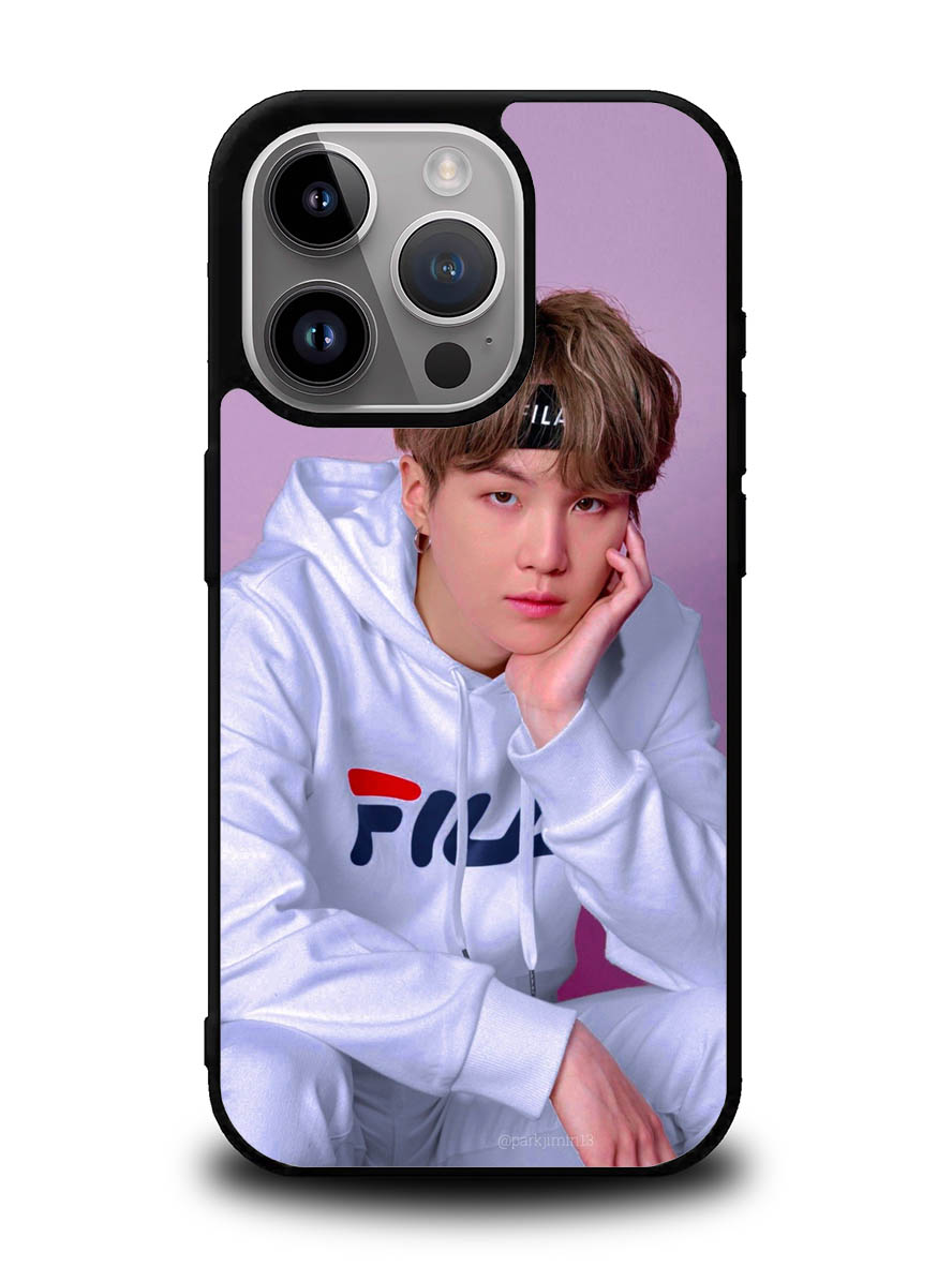 Suga BTS iPhone 14 Pro Case QC9261