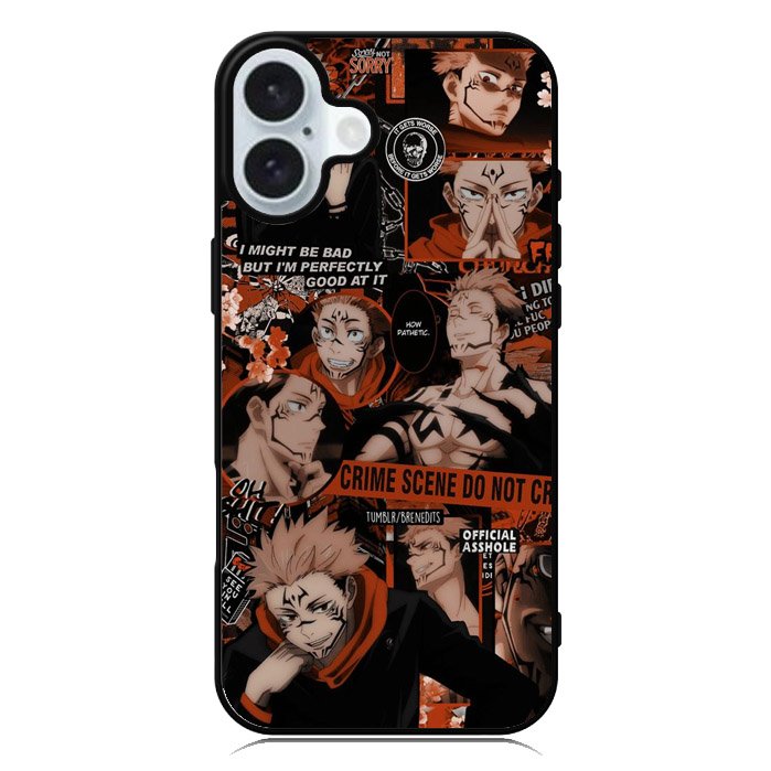 Yuji Itadori Jujutsu Kaisen iPhone 16 Plus Case QC9137