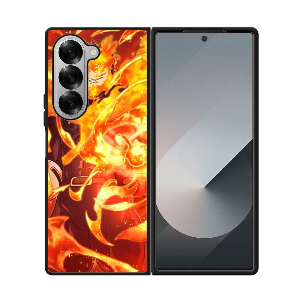 Enji Todoroki BNHA Samsung Galaxy Z Fold 7 5G Case QC9160