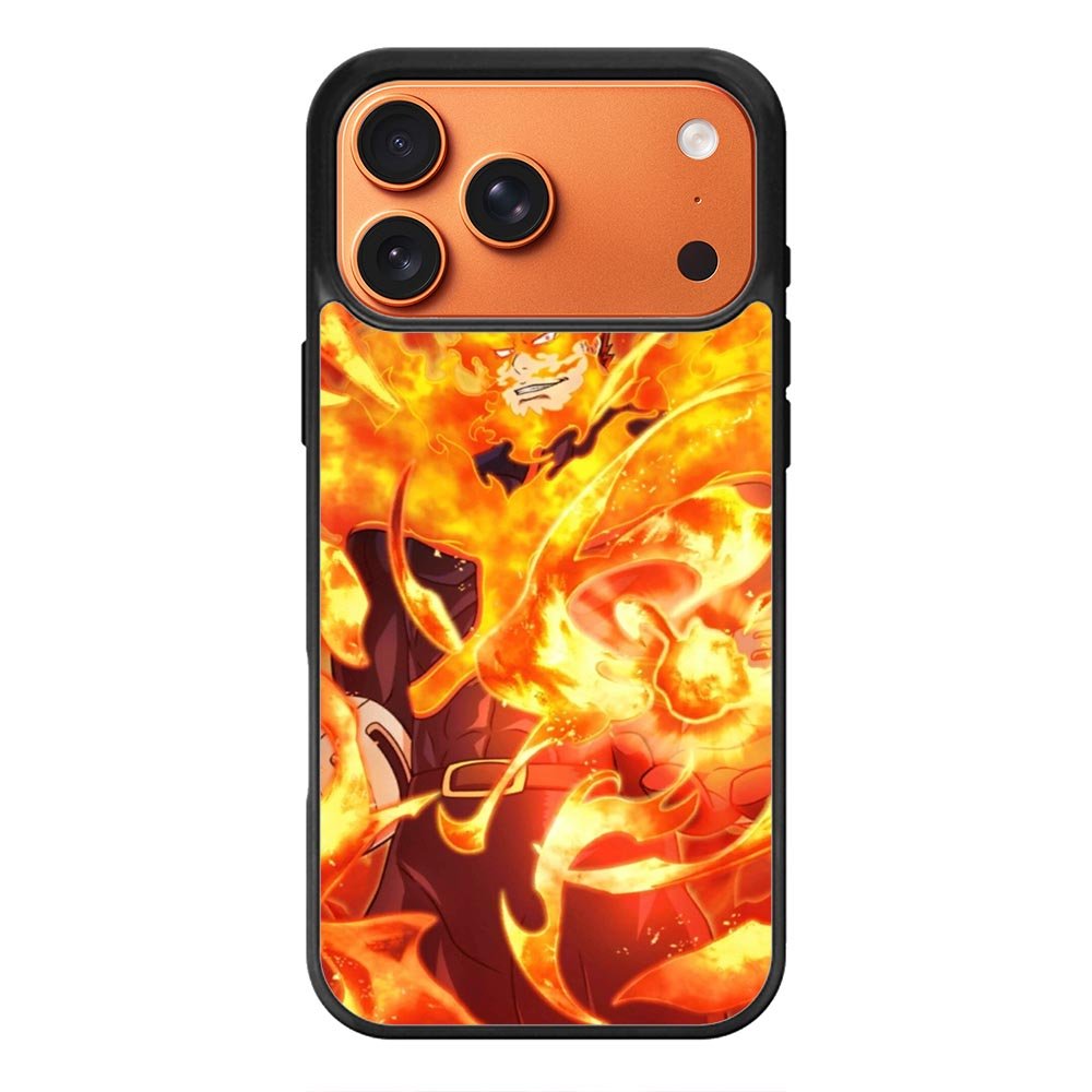 Enji Todoroki BNHA iPhone 17 Pro Case QC9160
