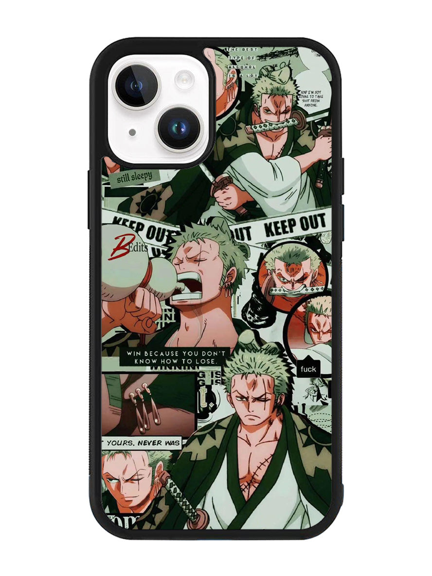 Roronoa Zoro One Piece iPhone 14 Case QC9190
