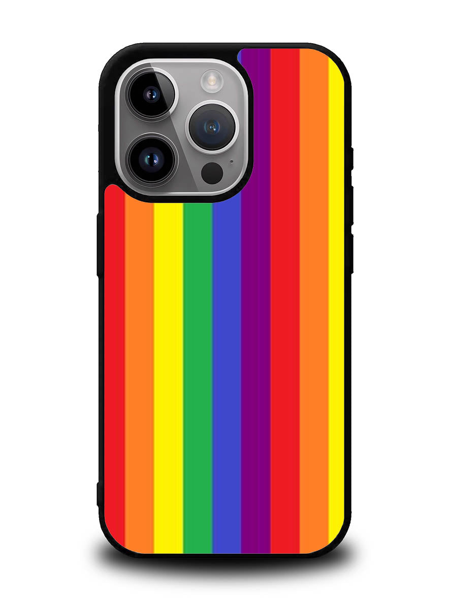 Rainbow Stripes iPhone 15 Pro Max Case OV8573
