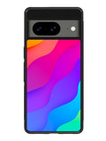Rainbow Wave Google Pixel 8A Case QC8574