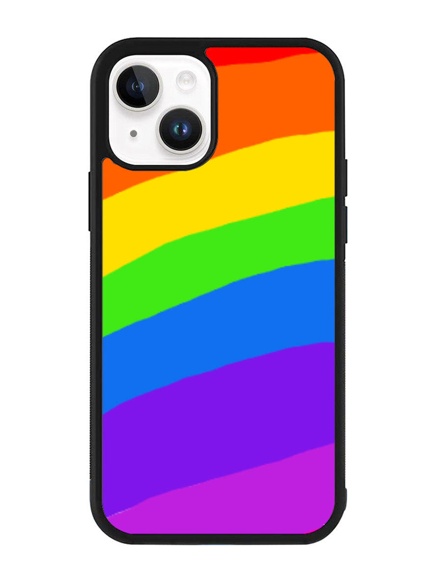 Rainbow Round iPhone 14 Case QC8575
