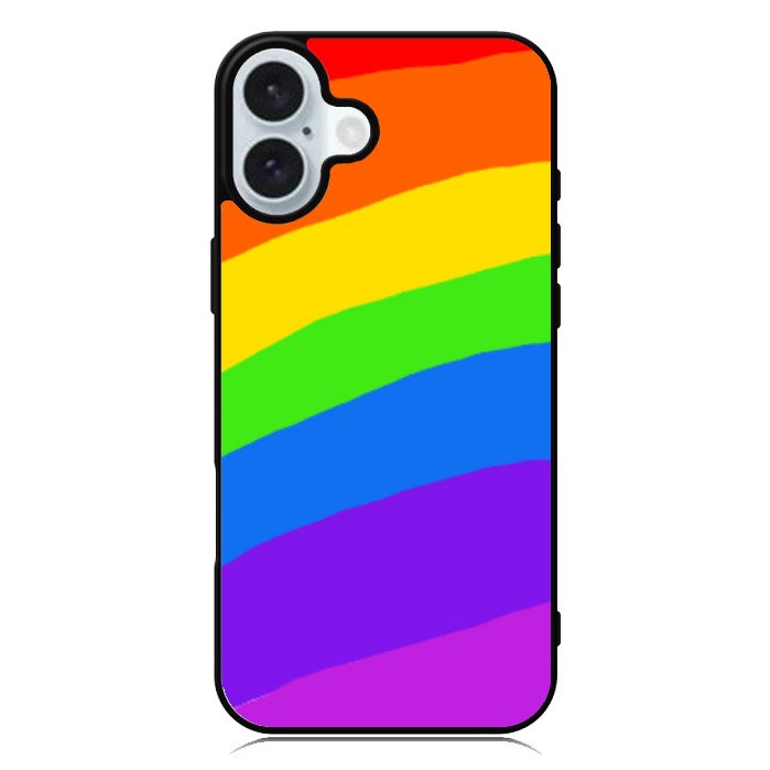 Rainbow Round iPhone 16 Plus Case QC8575