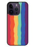 Pride Rainbow Stripes iPhone 14 Pro Max Case OV8576
